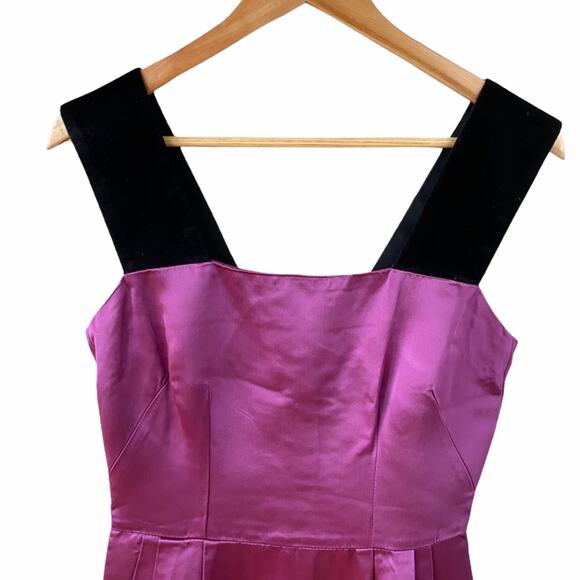 D&G Dolce & Gabbana Satin & Velvet Dress (IT 40 / US 4) - Picture 10 of 15